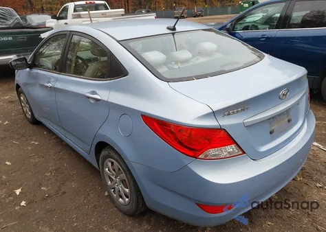 2014 Hyundai Accent Gls from USA, damaged, VIN KMHCT4AE3EU590969